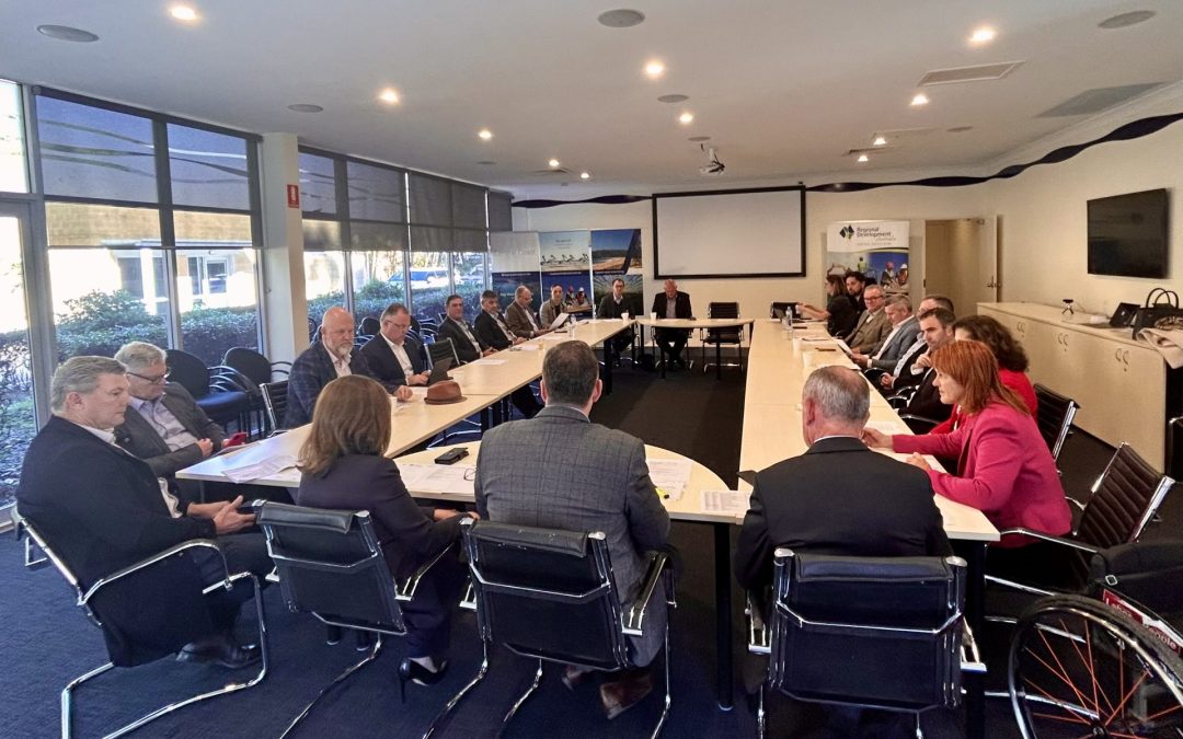 Central Coast leaders at a Regional Roundtable event